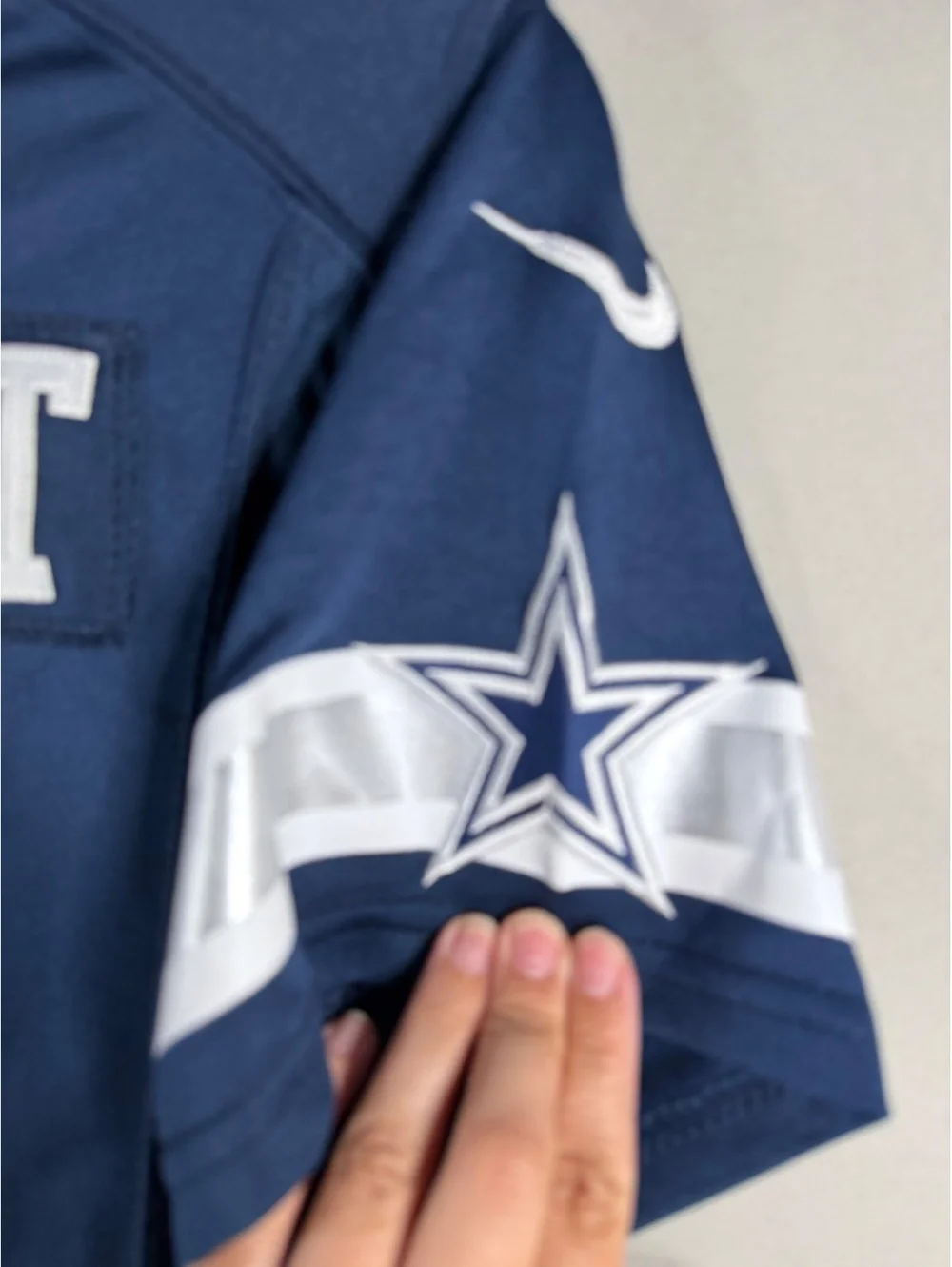 Nike Dallas Cowboys #4 Prescott NFL On Field Jersey Medium